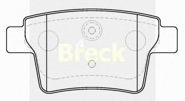 Brake Pad Set, disc brake 24260 00 704 00