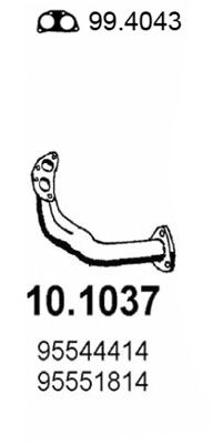 Exhaust Pipe 10.1037
