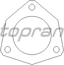 Gasket, exhaust pipe 107 203