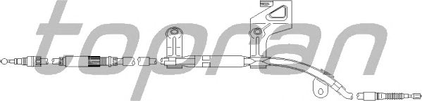 Трос, тормозной механизм рабочей тормозной системы 112 151