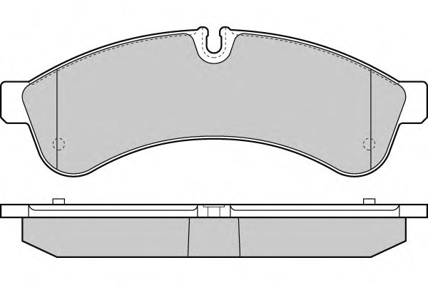 Комплект тормозных колодок, дисковый тормоз 12-1365
