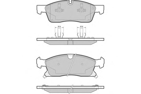 Brake Pad Set, disc brake 12-1460