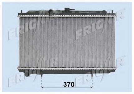 Radiator, engine cooling 0121.3053