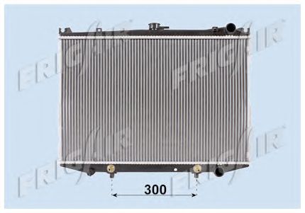Radiator, engine cooling 0121.3054