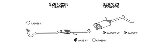 Exhaust System 670040