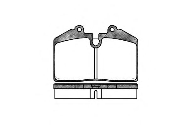 Комплект тормозных колодок, дисковый тормоз P0403.20