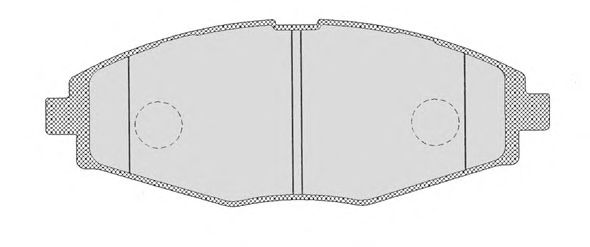 Комплект тормозных колодок, дисковый тормоз 644.0