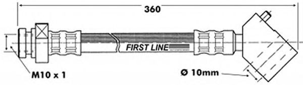 Tubo flexível de travão FBH6286