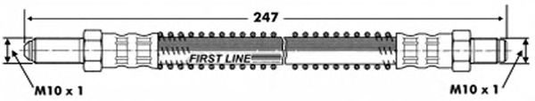Tubo flexível de travão FBH6578