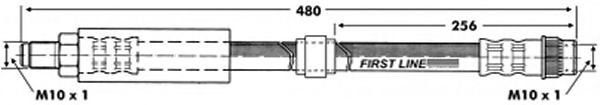 Tubo flexible de frenos FBH6604