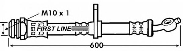 Tubo flexível de travão FBH7244