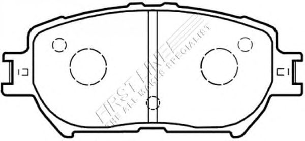 Brake Pad Set, disc brake FBP3465