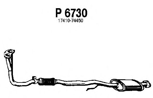 Exhaust Pipe P6730
