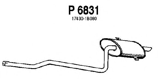 Silenciador posterior P6831