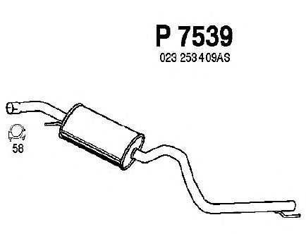 Middle Silencer P7539