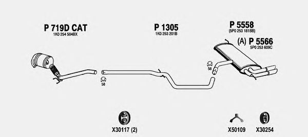 Exhaust System SE706