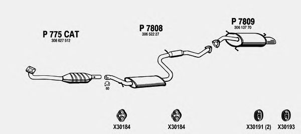 Exhaust System VO301