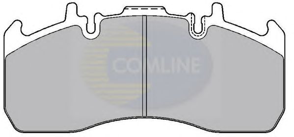 Комплект тормозных колодок, дисковый тормоз CBP9077K