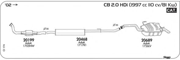 Exhaust System CI174