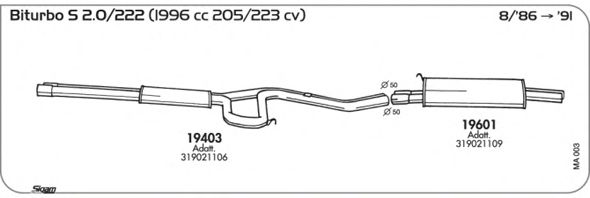 Exhaust System MA003
