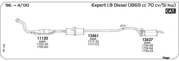 Exhaust System PE153