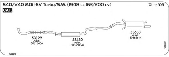 Exhaust System VO065