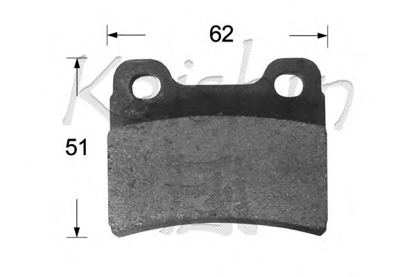 Brake Pad Set, disc brake D11181