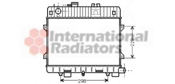 Radiator, engine cooling 06002032