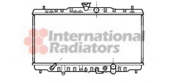 Radiator, engine cooling 25002056
