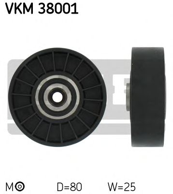 Τεντωτήρας, ιμάντας poly-V VKM 38001