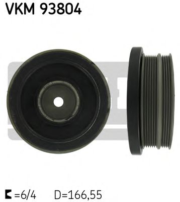 Ременный шкив, коленчатый вал VKM 93804