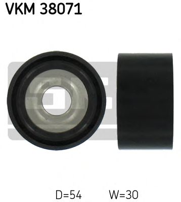 Deflection/Guide Pulley, v-ribbed belt VKM 38071