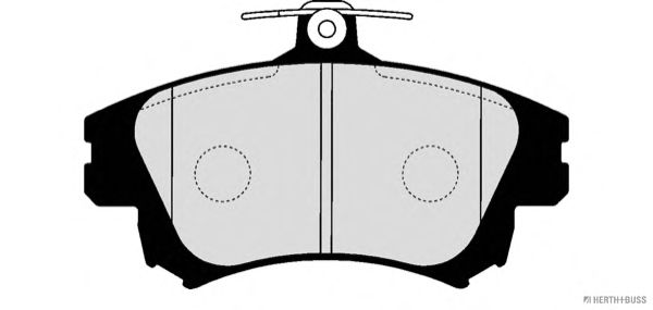 Комплект тормозных колодок, дисковый тормоз J3605042