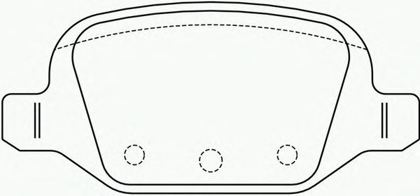 Комплект тормозных колодок, дисковый тормоз P 23 064
