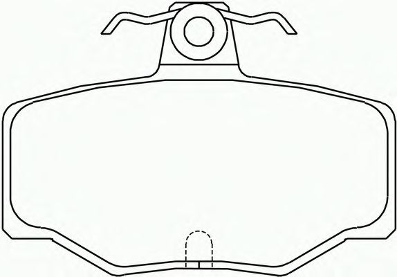 Комплект тормозных колодок, дисковый тормоз P 56 024