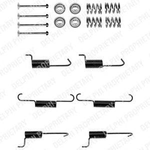Accessory Kit, parking brake shoes LY1317
