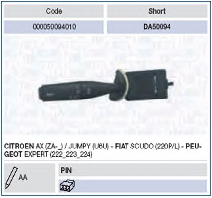 Steering Column Switch 000050094010