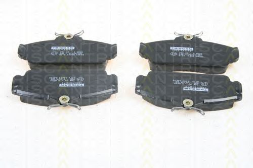 Комплект тормозных колодок, дисковый тормоз 8110 14009
