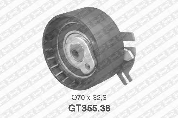 Strammehjul, tandrem GT355.38