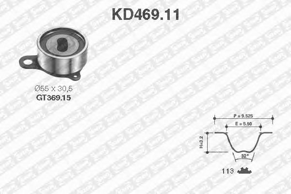 Timing Belt Kit KD469.11