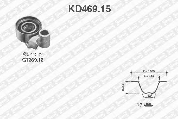 Kit de distribution KD469.15