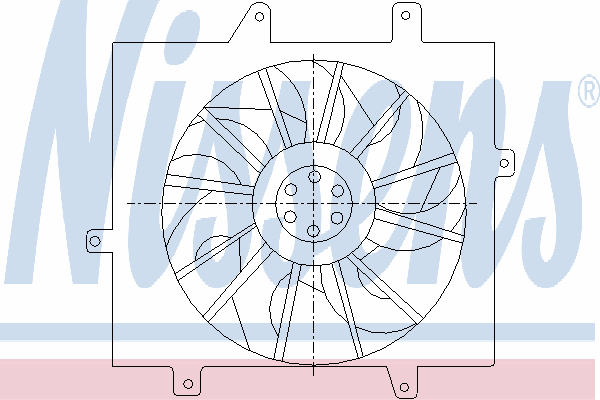 Fan, radiator 85289