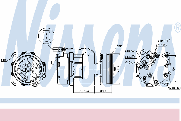 Compressor, ar condicionado 89021