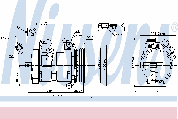 Kompressori, ilmastointilaite 89081