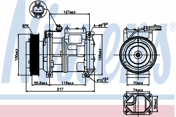 Compressor, ar condicionado 89097