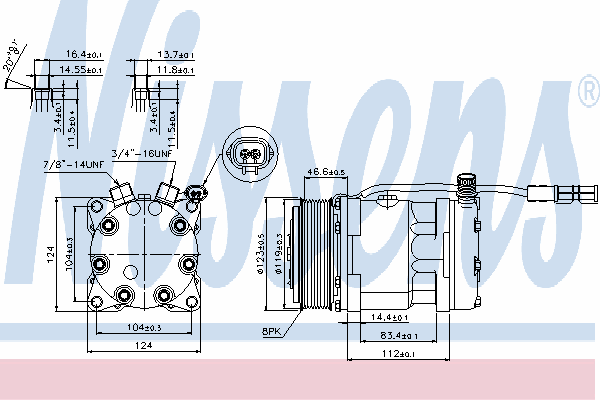 Kompressor, klimatanläggning 89139