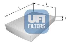 Filter, innendørsluft 53.017.00