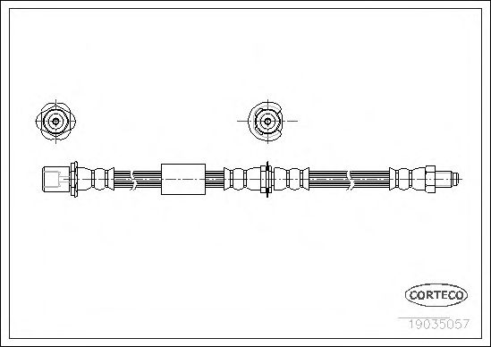 Tubo flexible de frenos 19035057