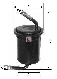 Fuel filter S 1664 B