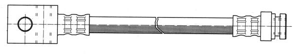 Tubo flexível de travão 70696